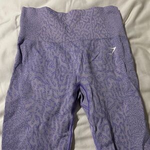 Gymshark Purple Animal Print Leggings
